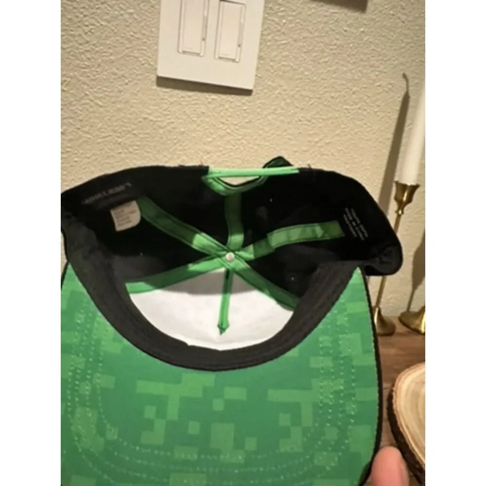 Minecraft Video Gamer Baseball Hat Cap Boom Graphic Adjustable Snapback Youth